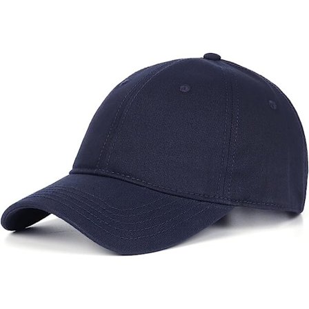 Baseball kasket, justerbar stor hovedstørrelse far hat, overdimensioneret lav profil golf kasket