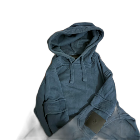 Blå hoodie från Peak Performance