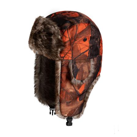 Øreklaff Trapper Bomber Aviator Russisk Trooper Pels Vinter Ski Hat