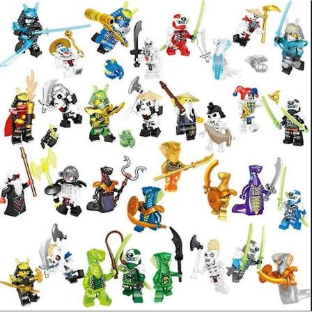 Ninjago Minihahmot Kai Jay Sensei Wu Mestari Sopii Lego Rakennuspalikkaleluun