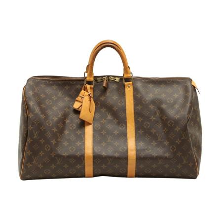 Louis Vuitton Vintage, Pre-owned Weekend Bags Bruin, Dames, Maat:ONE Size,leer