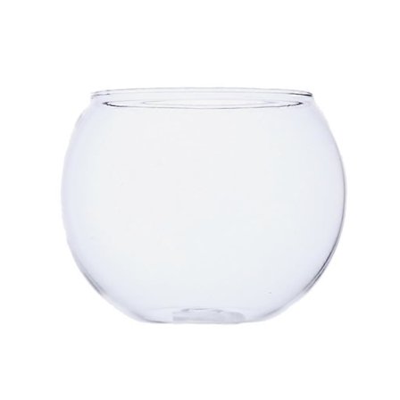 Pyöreä Kirkas Lasimaljakko Akvaario Kalan Kulho Kukka Kasvi Terraario Kodin Sisustus