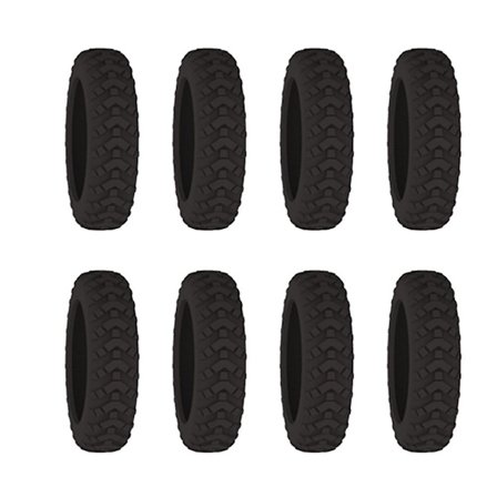 8 stk. Rejsetaske Hjulbeskyttere - Sæt