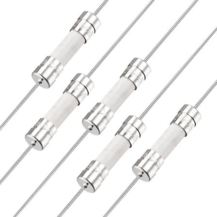 Hidaslaukeava viivelanka keraamiset sulakkeet 5mm x 20mm 250V T2A 5 kpl