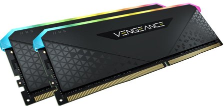 Corsair Vengeance RGB RS - DDR4 - sett - 16 GB: 2 x 8 GB - DIMM 288-pin - 3200 MHz / PC4-25600 - ikke-bufret
