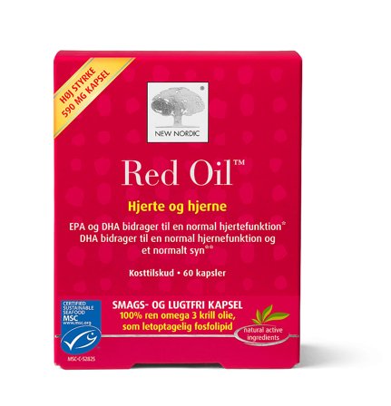 New Nordic Red Oil 60 kaps., Helse & Madvarer, Andre Kosttilskudsolier, Krill Olie
