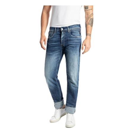 Replay Slim-fit Jeans blå, Herr, Herr, Storlek: W38 L32
