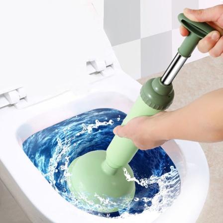 Toiletstempel Højtrykspumpe Anti-tilstopning afløbsrensere Røruddybningsanordning green