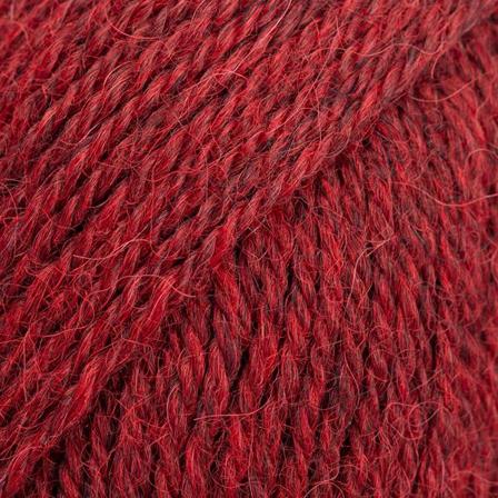 Drops Alpaca Mix-Rød-Melert 3650, 50g