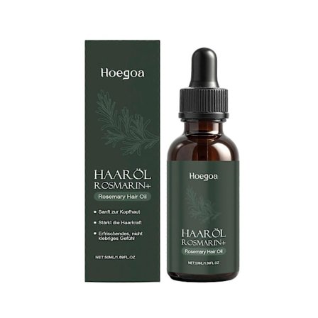 Luomu Rosmariiniöljy, Hiustenkasvua Edistävä Päänahan Öljy Kuiville ja Vaurioituneille Hiuksille, Tunkeutuu Syvälle Päänahkaan, Parantaa Päänahan 