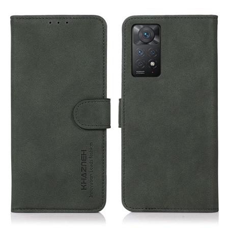 Khazneh Xiaomi Redmi Note 11 Pro 5g Fodral Retro Läder Grön