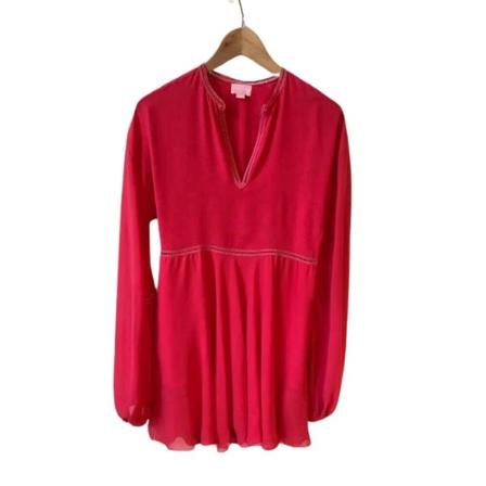 Giambattista Valli Pre-owned Pre-owned Tyg toppar röd, Dam, Dam, Storlek: S