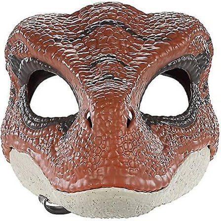 Halloween Party osplay Mask Simulering Jurassic Dinosaur Mask B