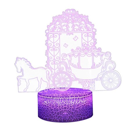 Valentinsdag USB Akryl Nattlys Lampe Hjem Dekor Gaver pp291[HK]