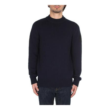 Outhere Round-neck Strik Blå, Herre Strik