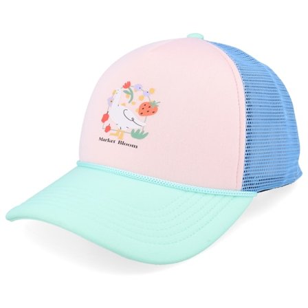 Headster - Rosa Trucker Cap - Kids Goose Berry Hat Pink Marshmallow Trucker @ Hatstore