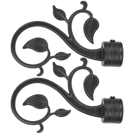 2 st Heminredning Gardinstång Huvud Draperistång Avslutningar Gardinskena Ändar Draperistång Ändstycken Gardin Knoppar Ändkåpor