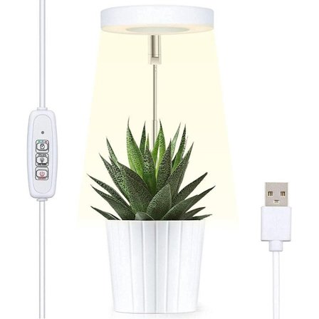 Kasvivalo LED-kasvilamppu USB-adapteri Kasvivalo kasveille Skaalautuvat kasvivalot Ammattimainen kasvivalo Kasvivalon ajastinohjattu himmennettävä 