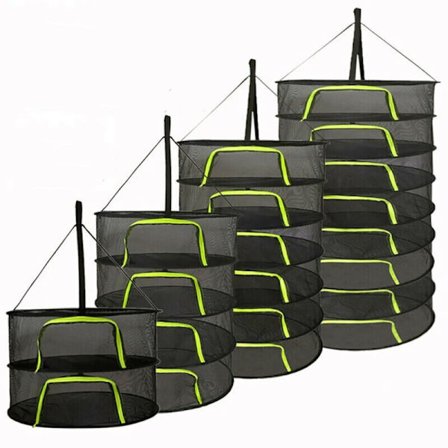 4/6/8 Lager Tørkenett Urte Tørkenett Mesh Fiske Hengende Tørkestativ