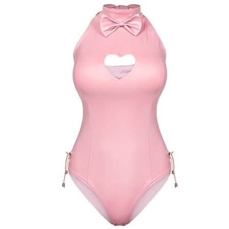 Mub- Future Tree Womens Bunny Girl uit Button Crotch Romper Bodysuit Cosplay Costume Furry Cat Ear ocks set