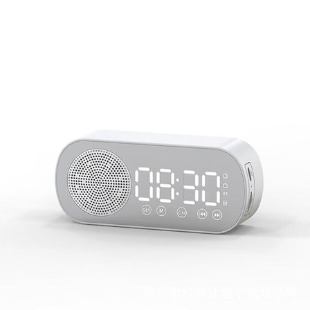 Radio Bärbar Fm-högtalare LED-skärm Bluetooth Väckarklocka Digital heminredning