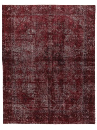 285X365 Tapis Colored Vintage Moderne Noir/Rouge Foncé Grand (Laine, Perse/Iran) Carpetvista