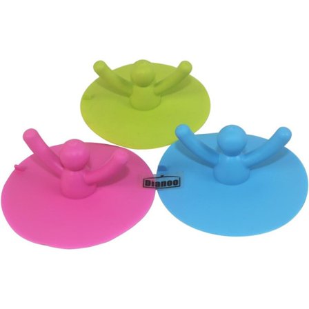 Golvbrunn, söt humanoid silikon badkarspropp, avloppsplugg för kök och badrum, mjuk vattenförsegling