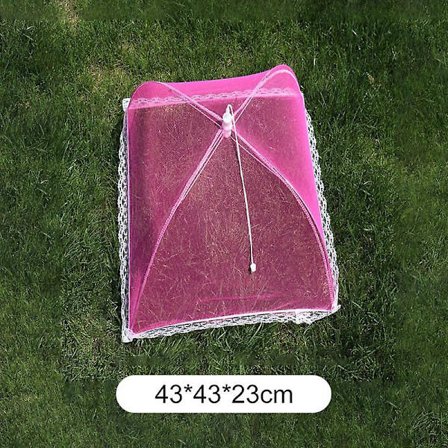 Foldbar mad net dække flyve anti myg pop-up mad dække paraply måltid grøntsager frugt åndbar dække køkken tilbehør