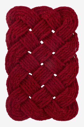 Jotex - Dørmatte Jute Rød KNOT - Kjøp Dørmatter hos Jotex