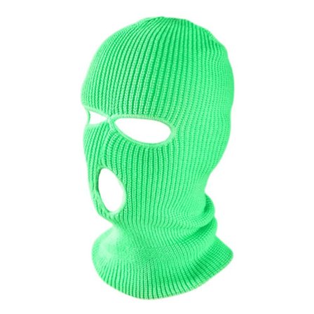 Full Face Ski Mask Vinterlue Balaclava Hood Beanie Varm Taktisk Lue 3 Hull