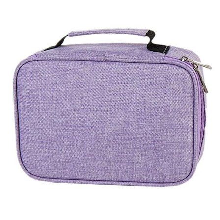 Stationery Organizer Pen Bag Pencil Case Office Blue