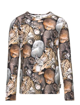 Rose T-shirts Long-sleeved T-shirts Monivärinen/Kuvioitu Molo