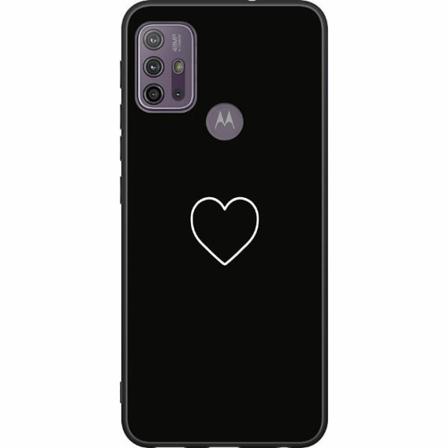Motorola Moto G30 Svart Skal Hjärta