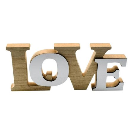 Puinen koriste Retrotyylinen LOVE-teksti Häät Työpöytä Pöytäkoristeet LOVE-kyltti Kestävä käsityö