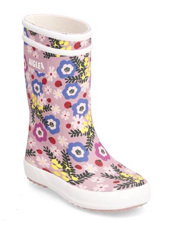 Ai Lolly Pop Play2 Flower Po Shoes Rubberboots High Rubberboots Unlined Rubberboots Rosa Aigle*Betinget Tilbud