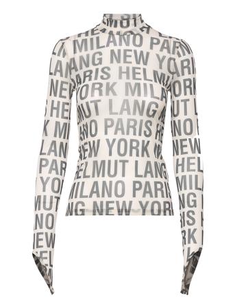 Jsy Prnt Mckneck.jsy Patterned Helmut Lang