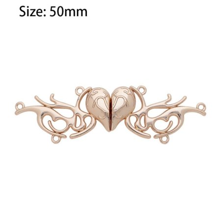 2 STK Bukse Midjestrammer Knapppinner GULL 50MM