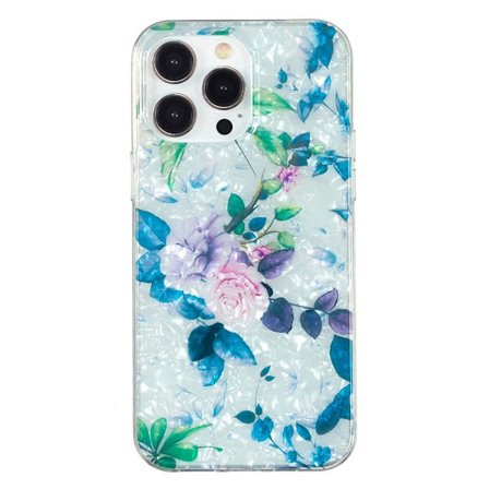 Marmormotiv iPhone 13 Pro skal - Ros