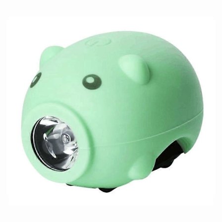 Cykel Lampa USB Uppladdningsbar Cykelstrålkastare Portabel Söt Signalhorn Lampor LED Cykel Framlampa för Mountainbike Landsvägscykel Barncykel