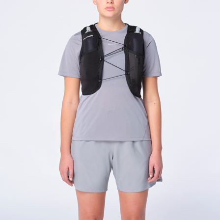 Salomon - Plecaki do biegania Torby i plecaki Active Skin 4 Women Set - Black / Metal