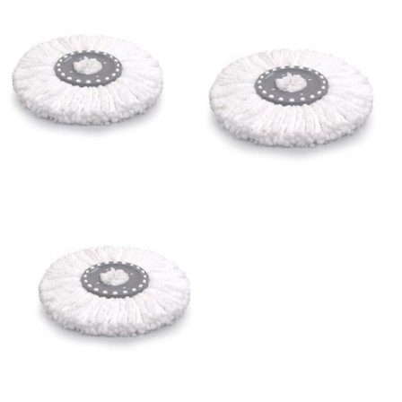 3 stk. Erstatningshode for Clean Twist Disc-mopp