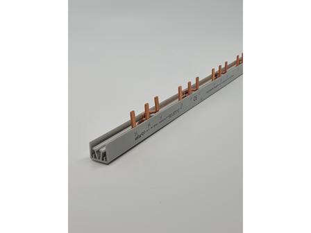 Elkutec Samleskinne stift S3/10 L1-L2-L3-space 18mm 10mm2 1m