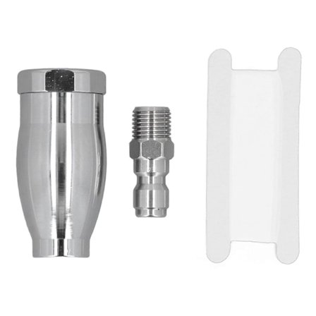 Højtryksrenser Turbo Dyse 1/4in Quick Connect Messing 3600PSI Roterende Dyse til Varmt og Koldt Vand YEMAA