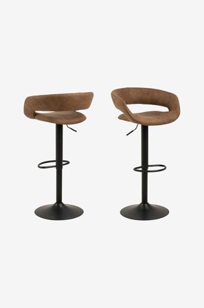 NORDFORM - Barstol Leo, 2-pack - Brun - Barstolar & pallar - Från Homeroom