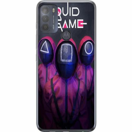 Motorola Moto G50 Genomskinligt Skal Squid Game