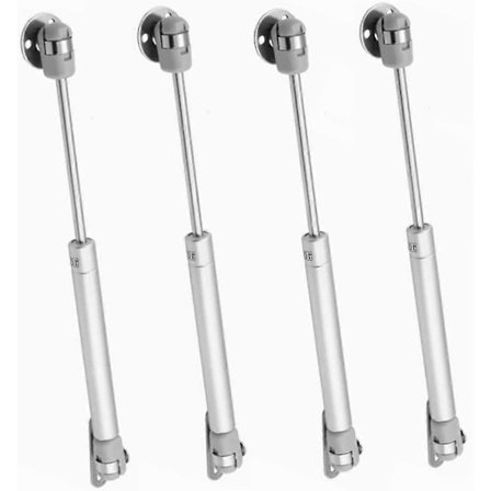 Hydraulisk dæmper 100n dør skab køkken møbler nedfaldsfjeder gasfjeder støtte til møbelløft støtte hængsel blød lukning 4 stk Qyroadwol