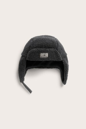 Kappahl | Czapka z pluszowymi nausznikami | Czarne