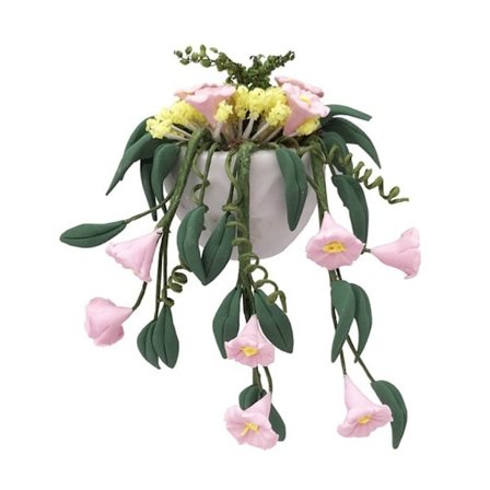 Dollhouse Blomma Bonsai Miniatyr Grönska Kruka 4 4