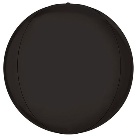 Globe Folieballong Røyksvart