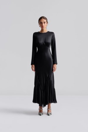 Malina - Jenina maxi dress - 42 - Black